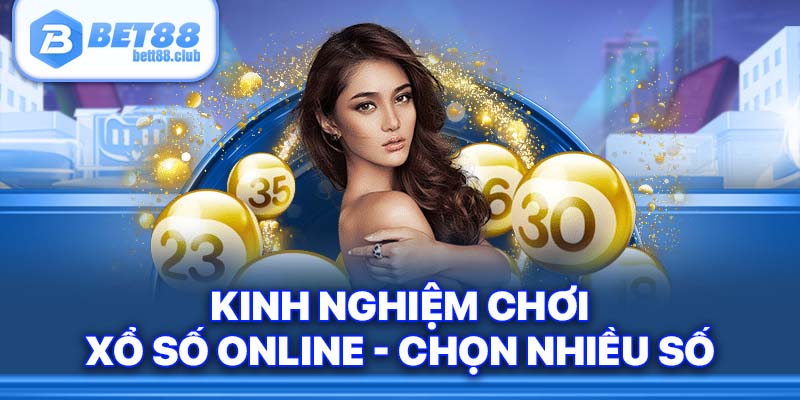 Kinh nghiệm chơi xổ số online - Chọn nhiều số