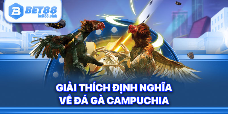 Giải thích định nghĩa về đá gà Campuchia